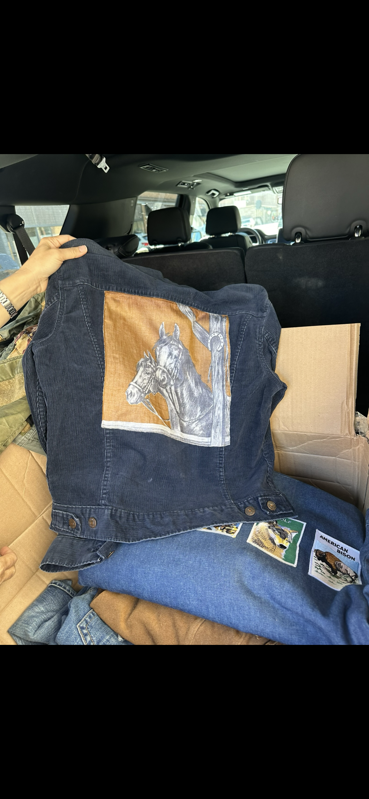 Denim Pony Corduroy Jacket