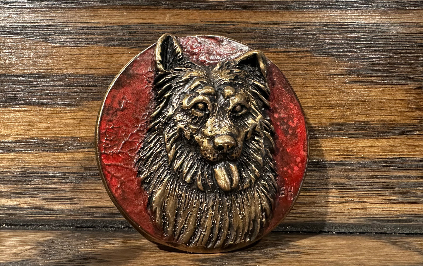 Circle Waterhorse Bronze Buckle