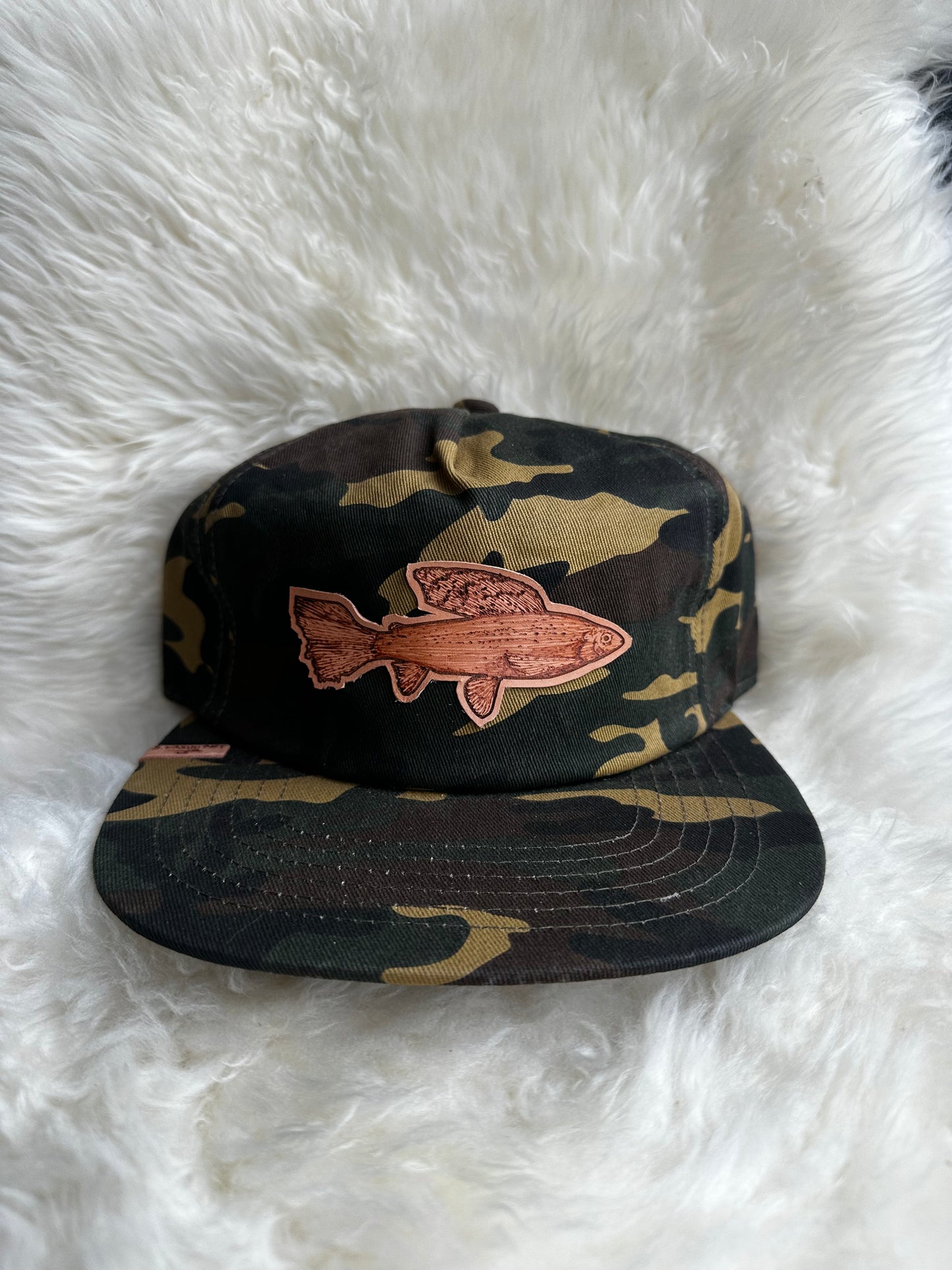 Steph Kasun Art Camo Fish Hat