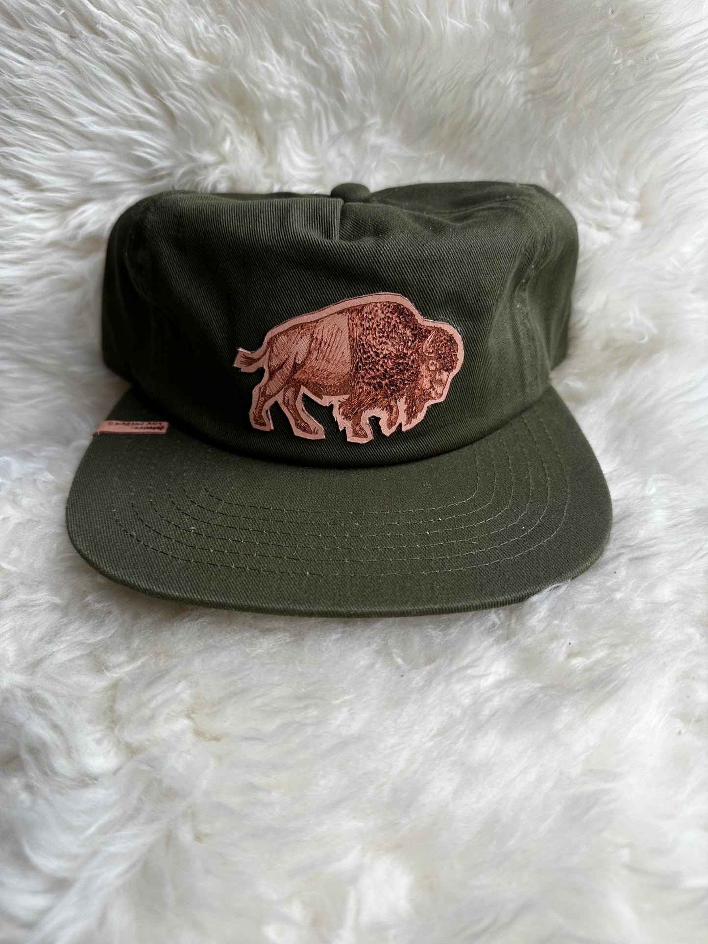 Steph Kasun Art Buffalo Hat
