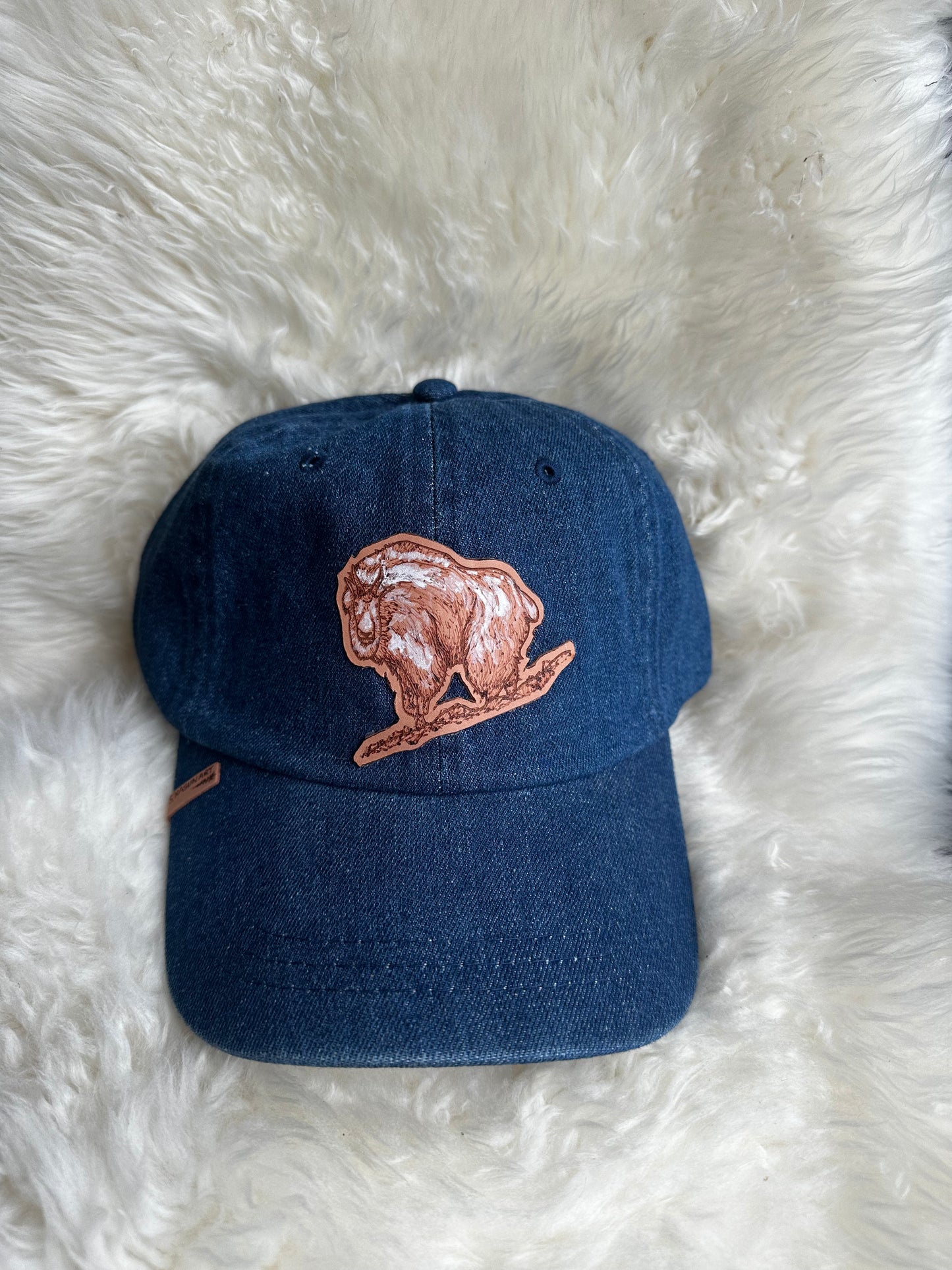 Steph Kasun Art Mountain Goat Denim Hat