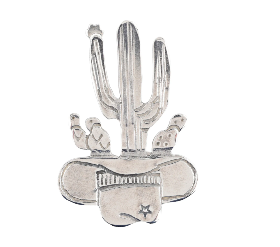 JOE EBY CACTUS HAT PIN