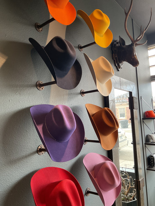 Colorful western hats