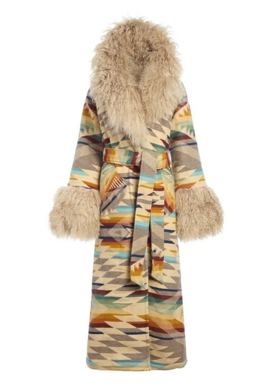 Lindsey Thornburg Shearling Duster