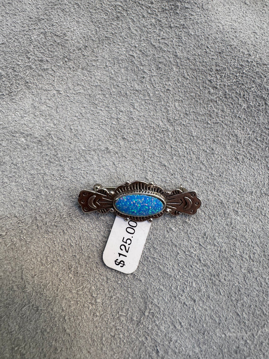 Blue Opal Pin - Peyote Bird