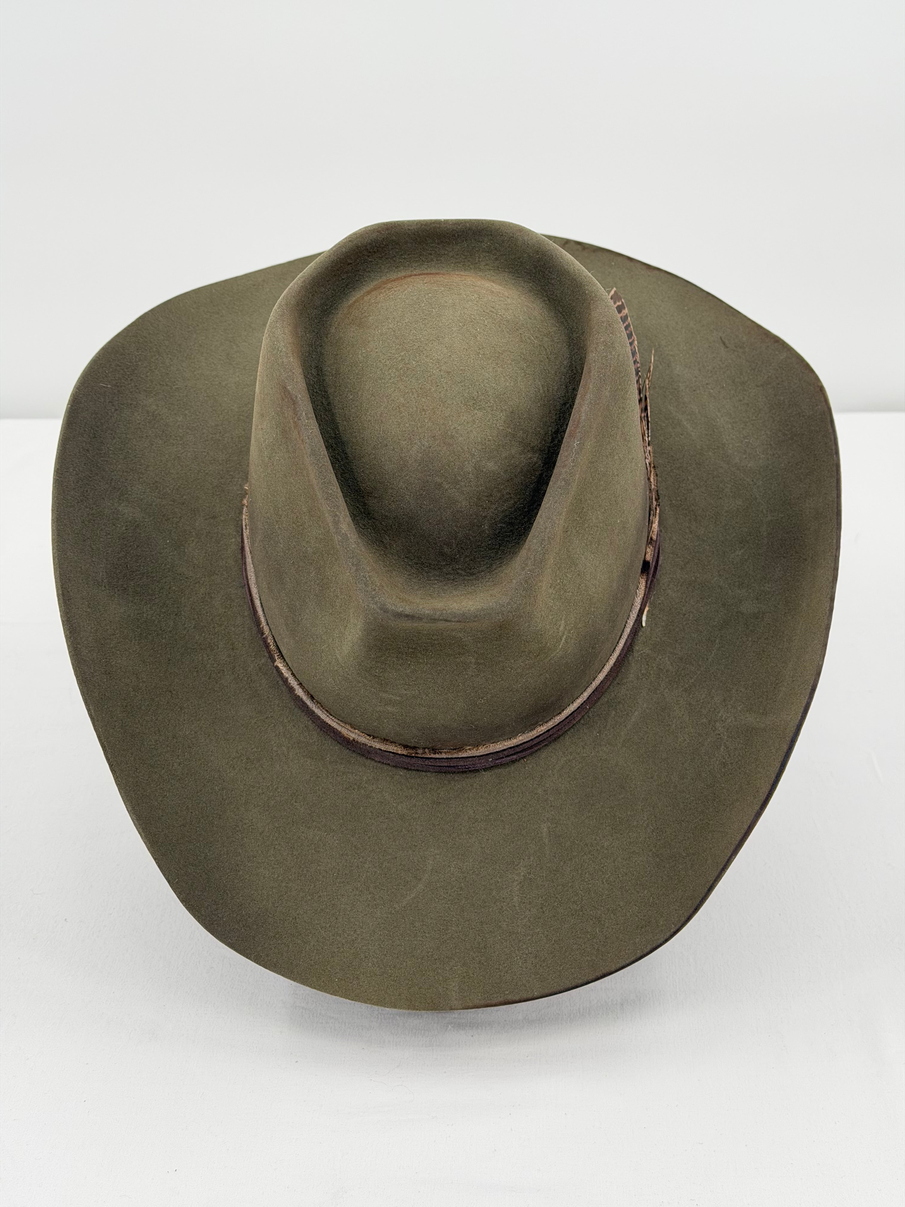Military Green Oval 50/50 Hat - 7 1/8