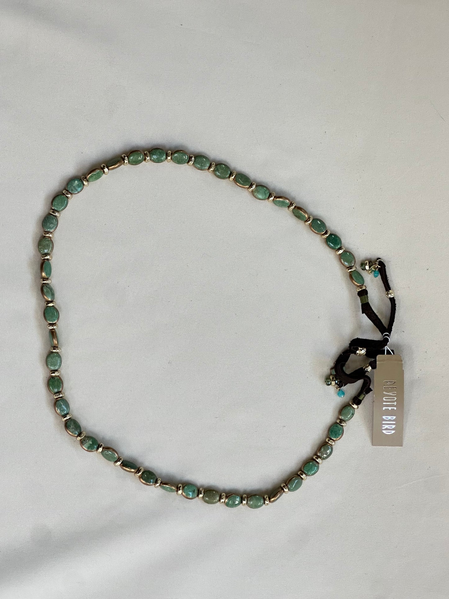 Peyote Bird Jade Single Strand Hat Band