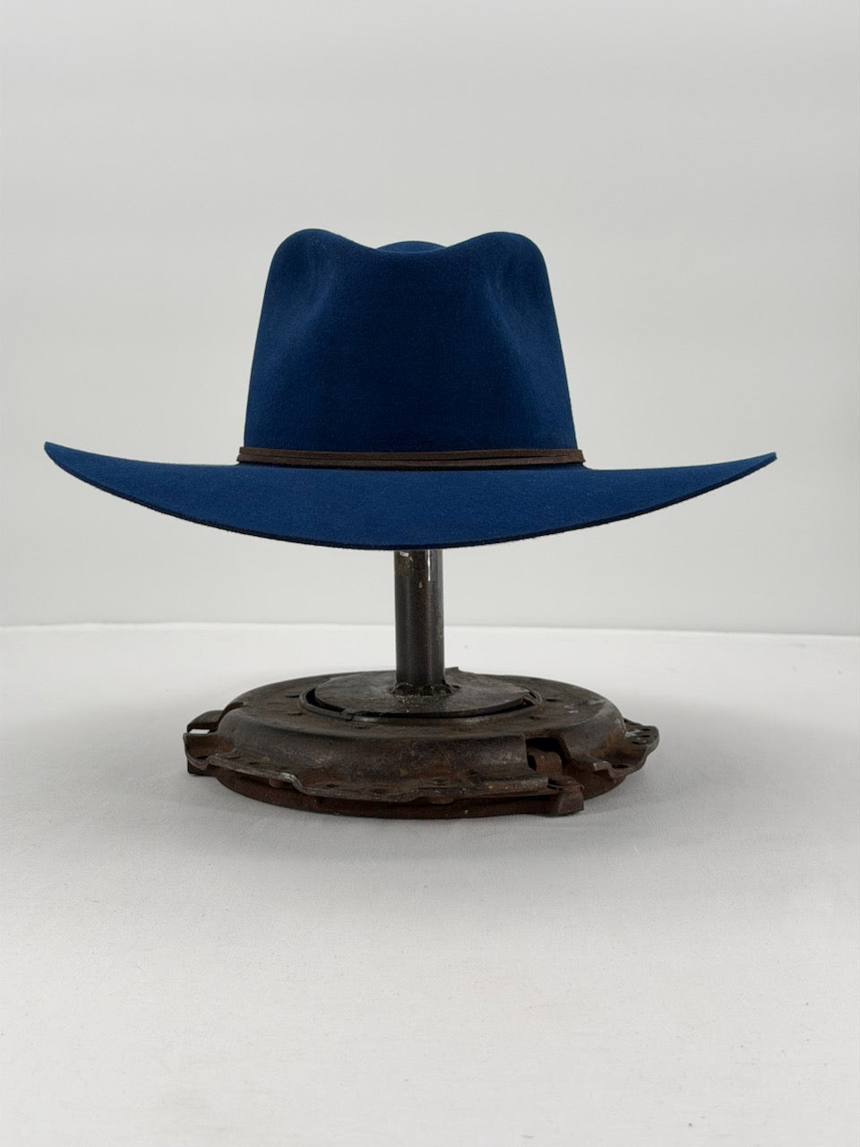Blue Round Rabbit Hat - 7 1/8