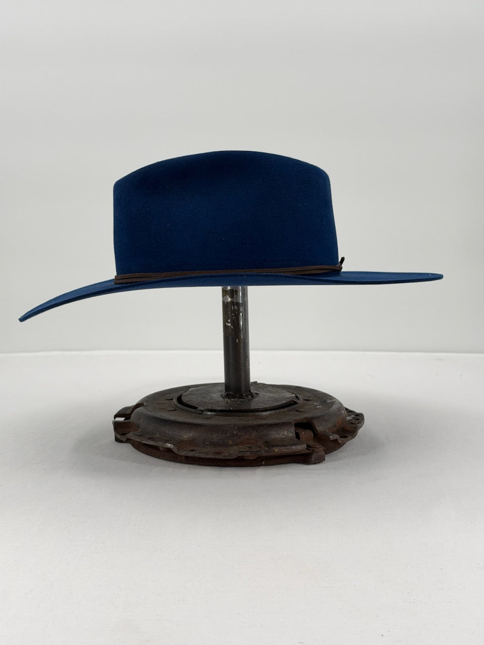 Blue Round Rabbit Hat - 7 1/8
