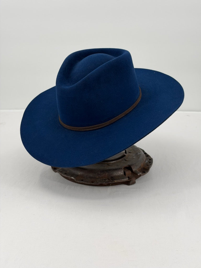 Blue Round Rabbit Hat - 7 1/8