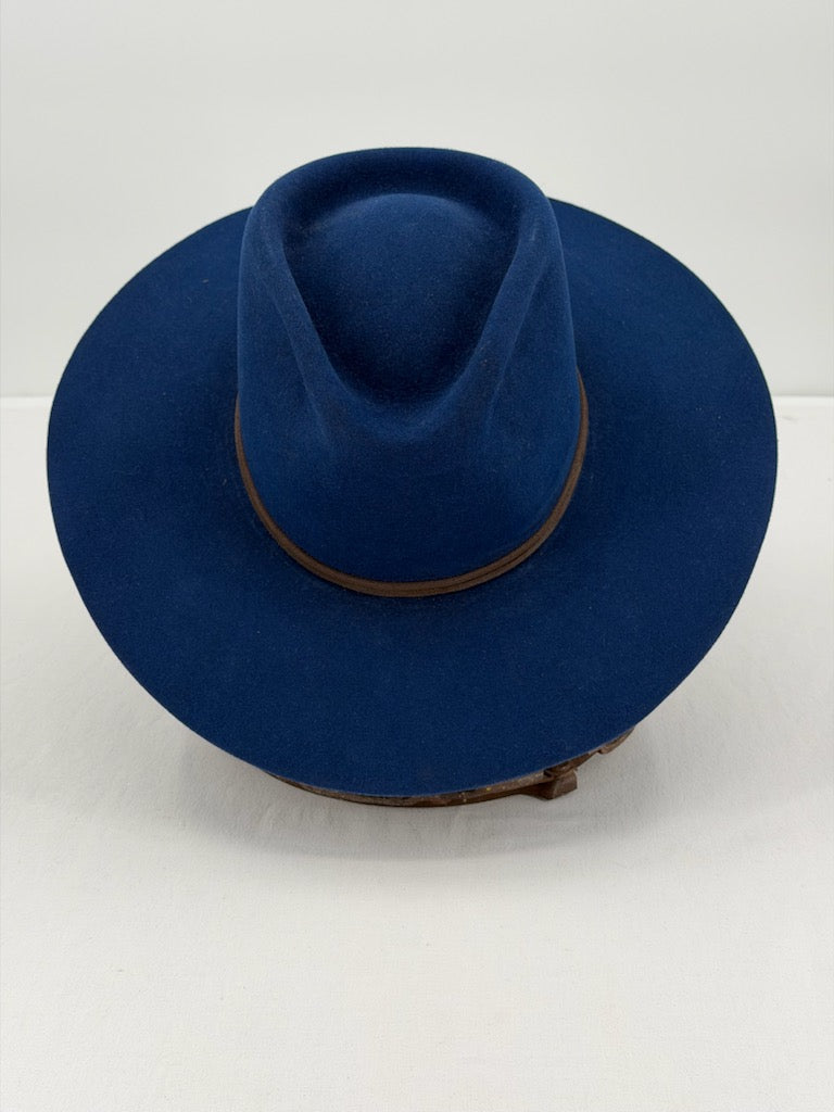 Blue Round Rabbit Hat - 7 1/8