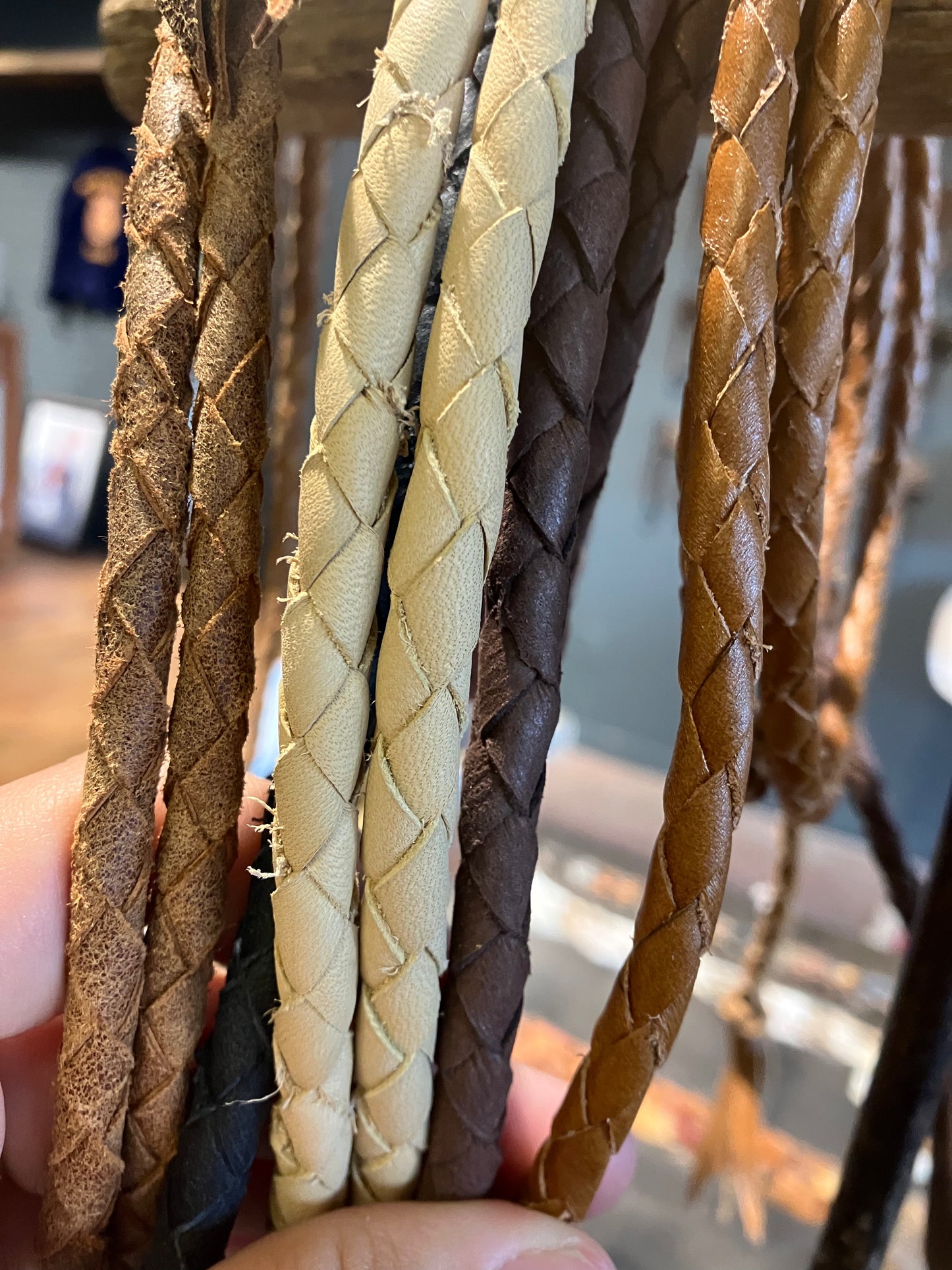 Leather Rope Hat Band SINGLE