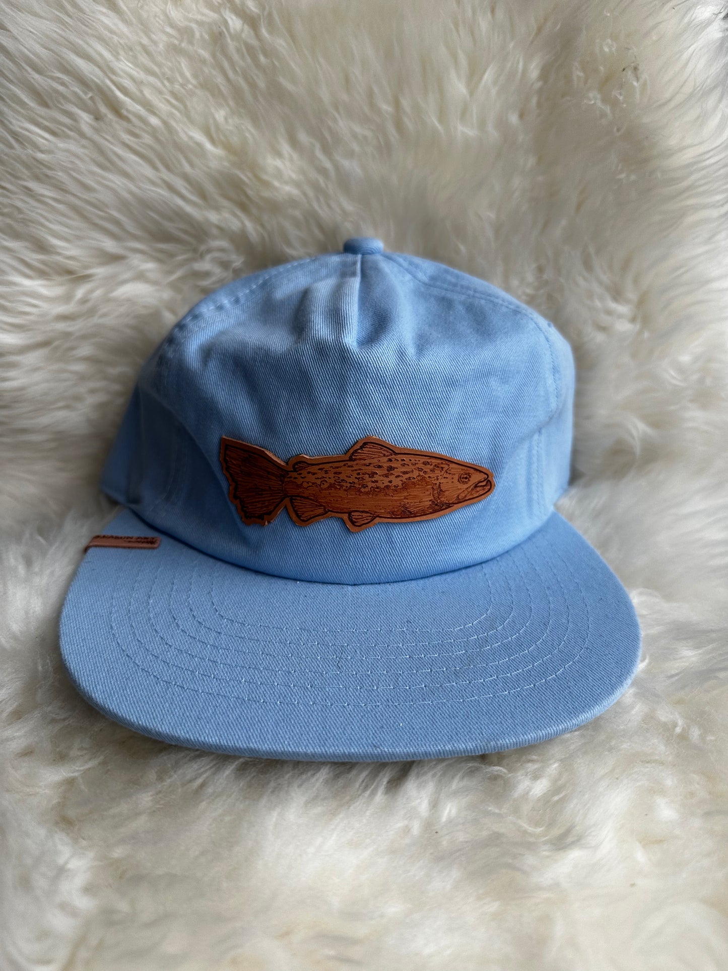 Steph Kasun Art Baby Blue Fish Hat