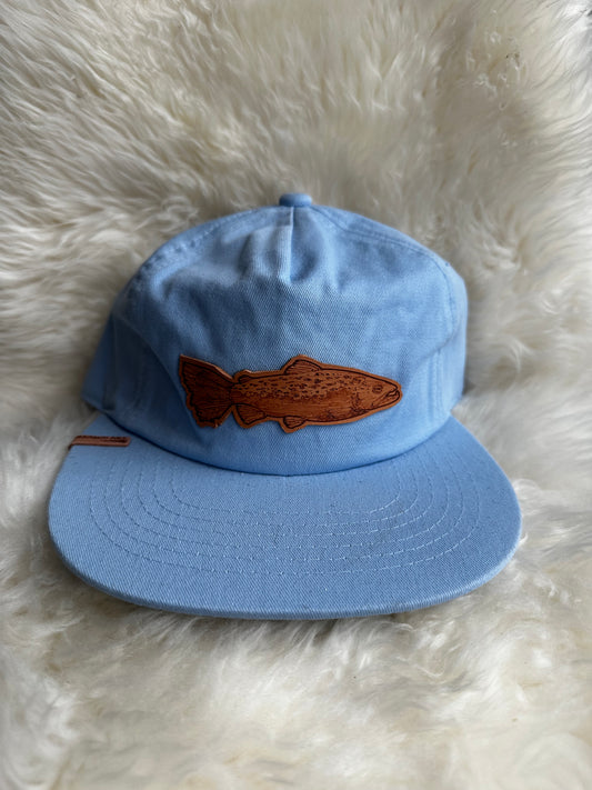 Steph Kasun Art Baby Blue Fish Hat