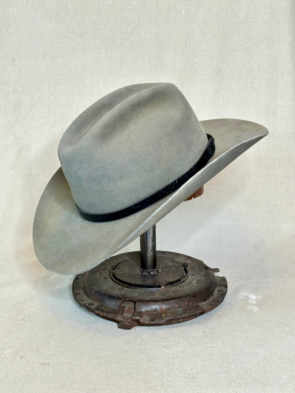 Sage Round Nutria Hat - 7 3/8