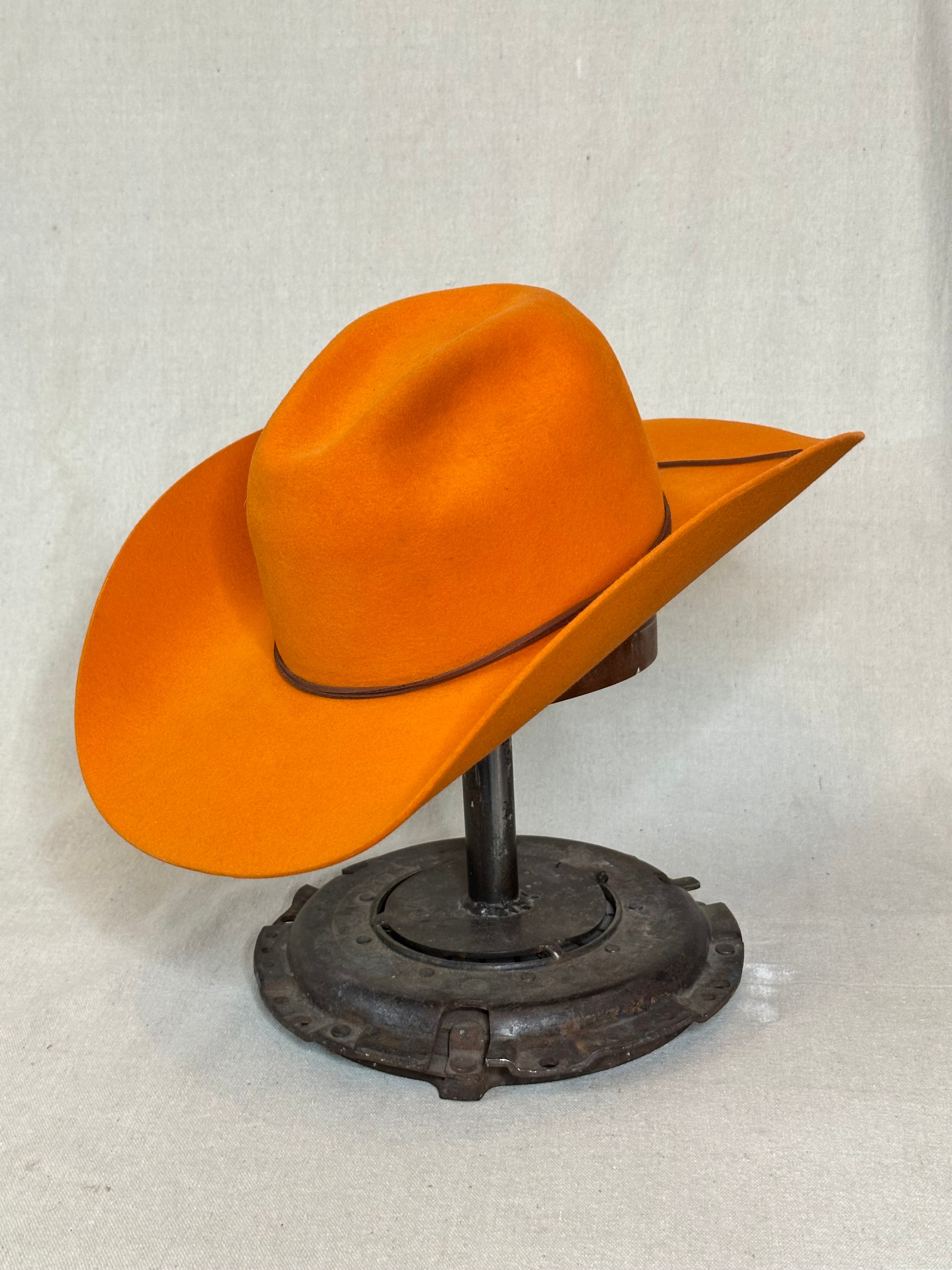 Orange Long Rabbit Hat - 7 1/8