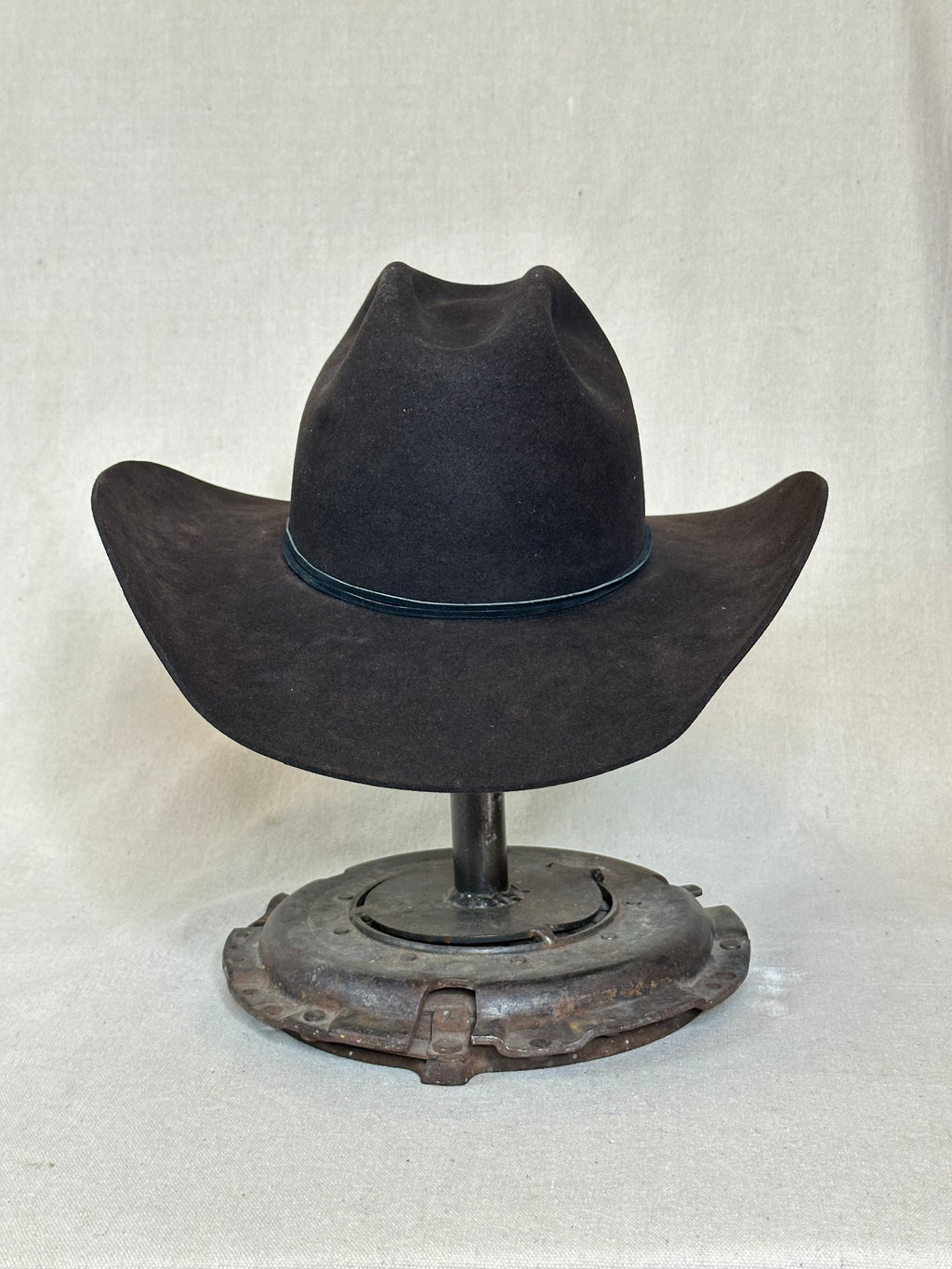 Black Long Beaver Hat - 7