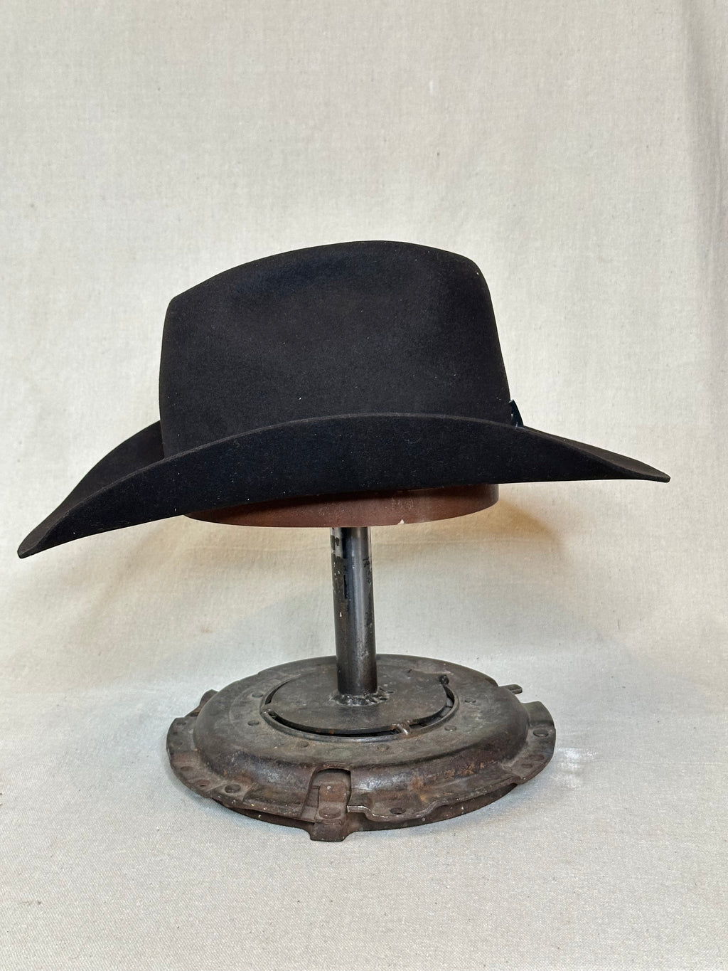 Black Long Beaver Hat - 7