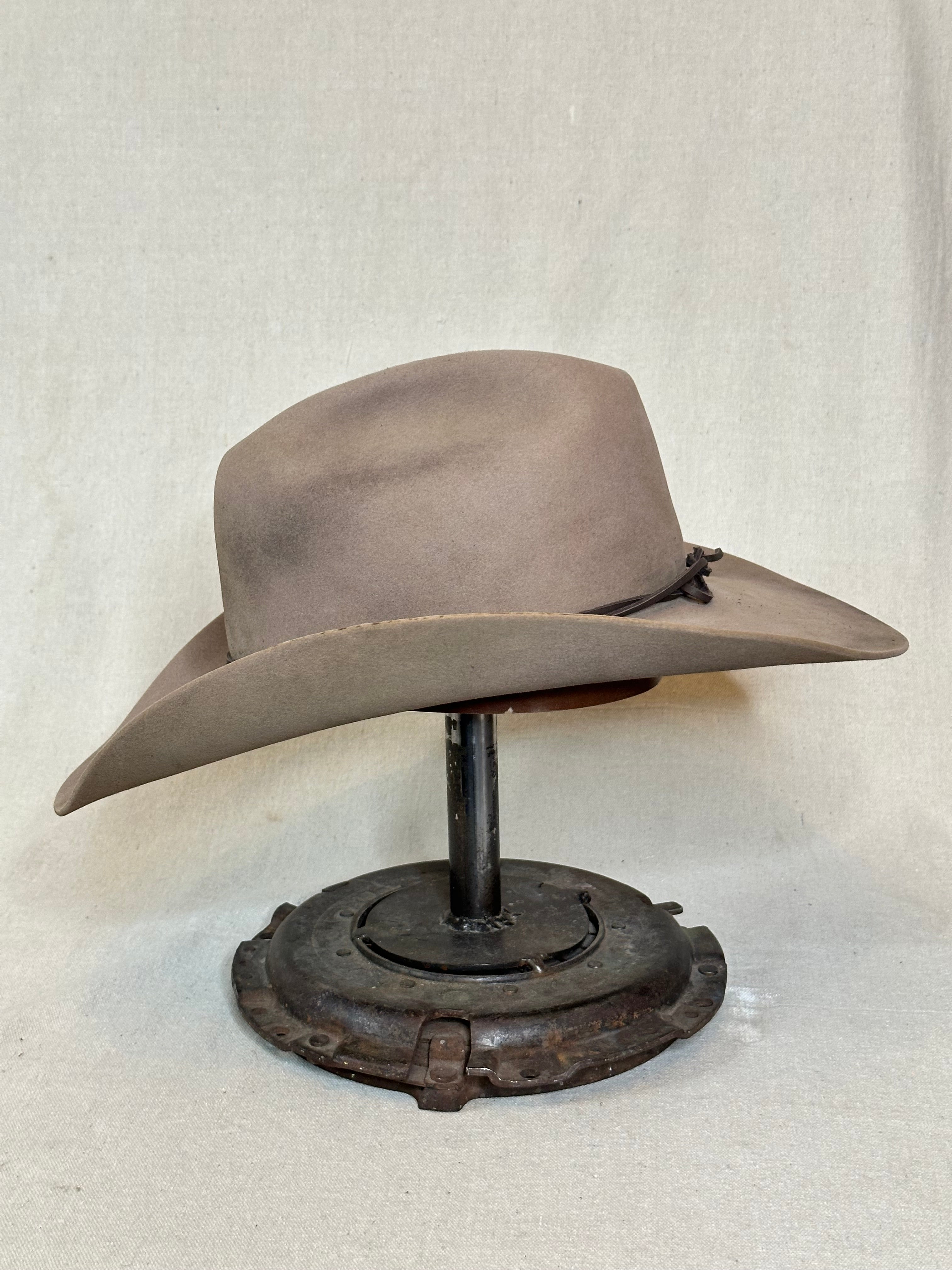 Tan Long Nutria Hat - 7 1/4
