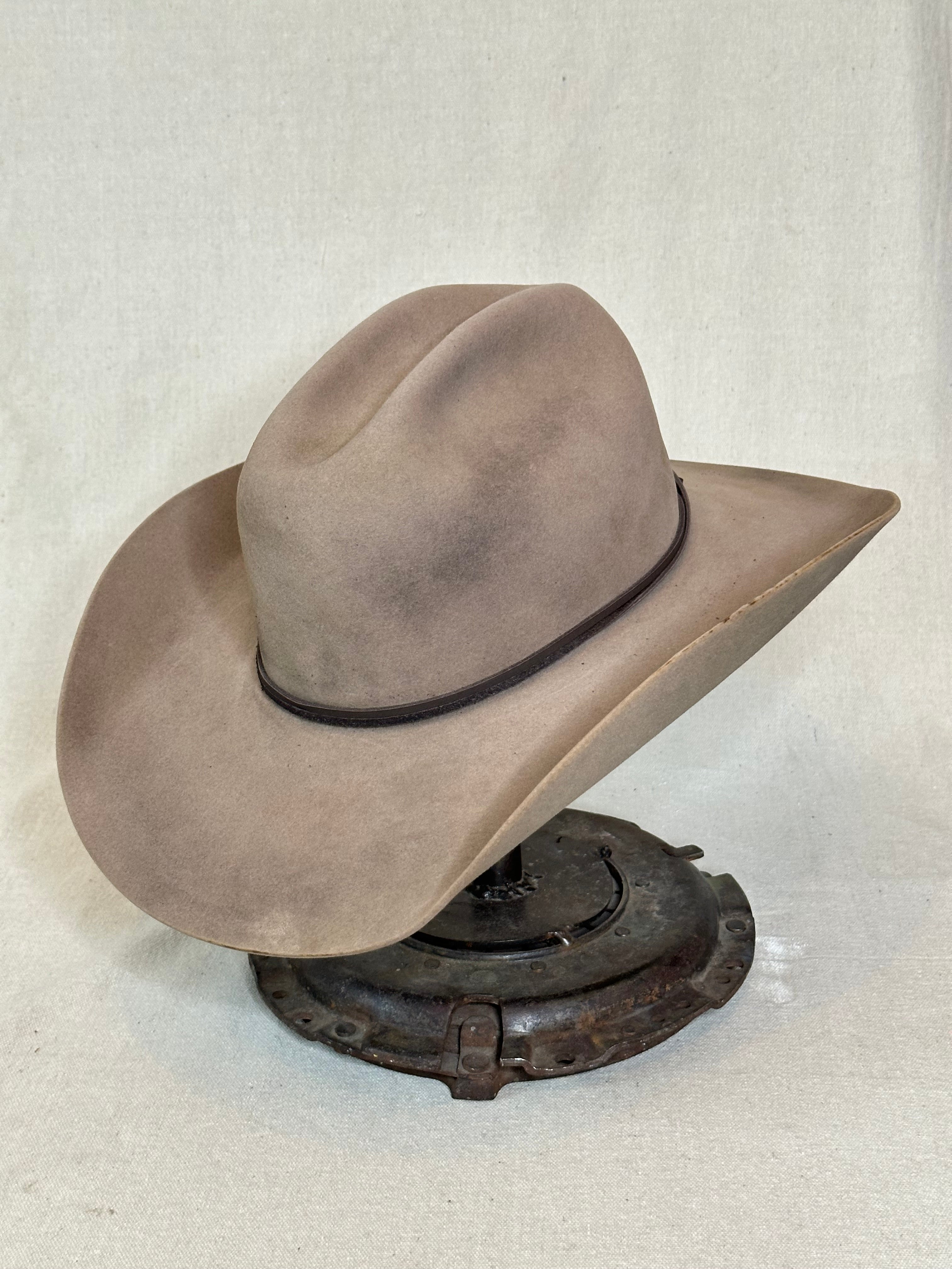 Tan Long Nutria Hat - 7 1/4