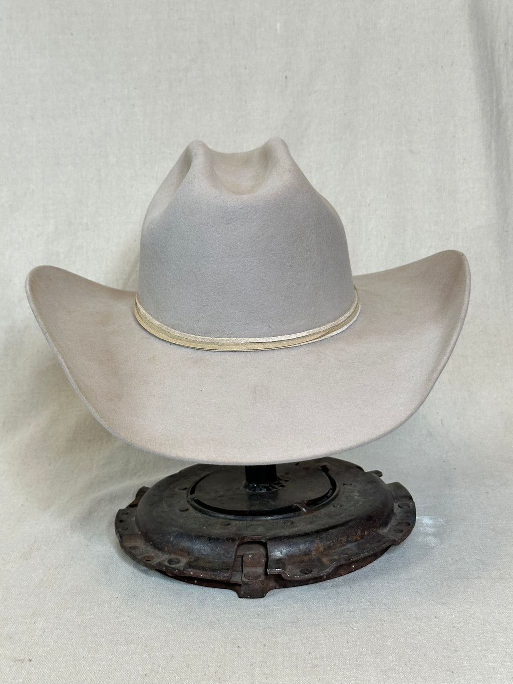 Bone Oval Nutria Hat - 7 1/4