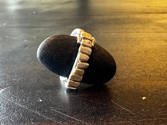 Whitney Schultze Ring Homer Stone and Sterling Silver